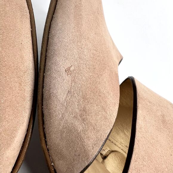 Paul Green Michelle Sandals US 8.5 UK 6 Tan Nubuck Strappy Leather Stacked Heels - Picture 8 of 12